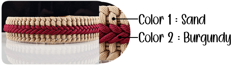 Paracord Dog Collar Double