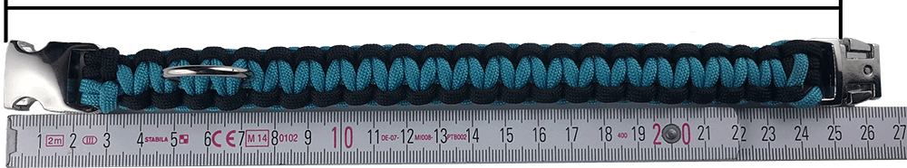 Paracord Collar measure guide