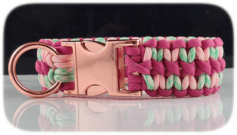 Lieblingswolf  Paracord Halsband Wide Tri